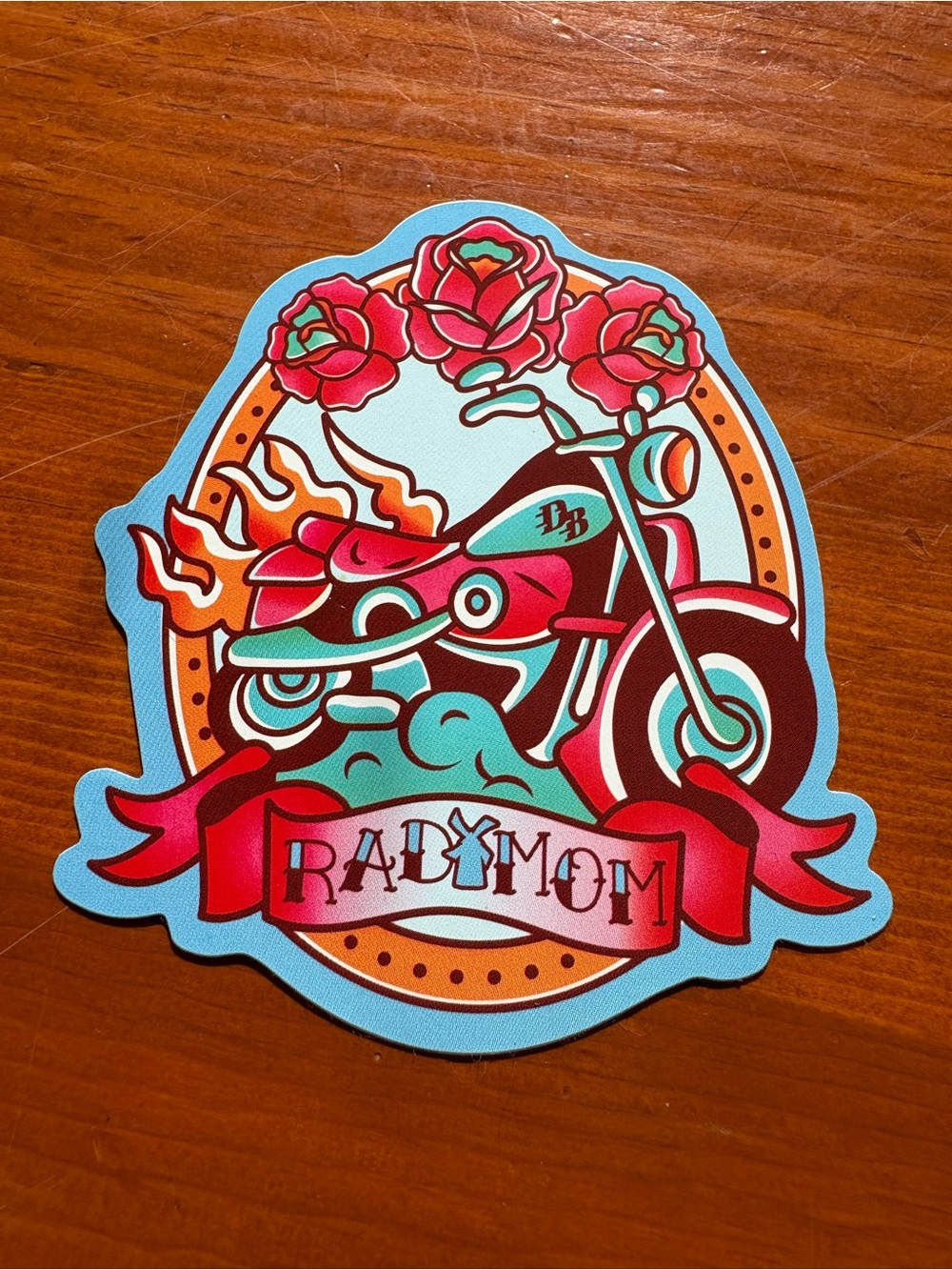 Dutch Bros rad mom sticker
